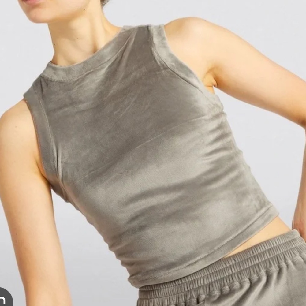 Skims velour tank top